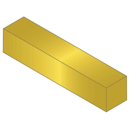 Mak-A-Key Keystock 5/8 x 5/8 x 1 Ft BR PL BIL 0606250625-12